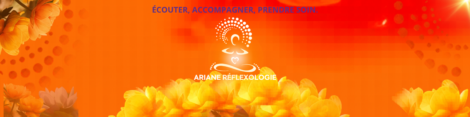 Bannière Qui suis je logo Ariane Réflexologie à Saint Sébastien sur Loire, Nantes sud